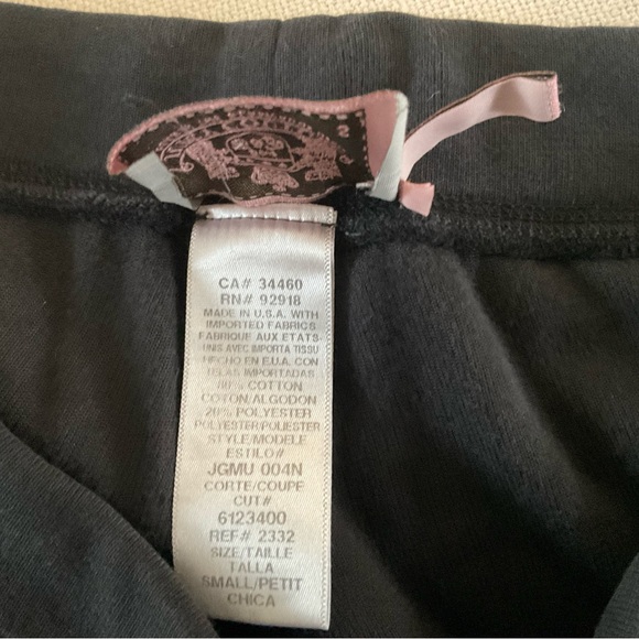JUICY COUTURE ORIGINAL FLARE PANT COTTON/POLYESTER BLAND IN GRAY SIZE S . - Picture 6 of 9